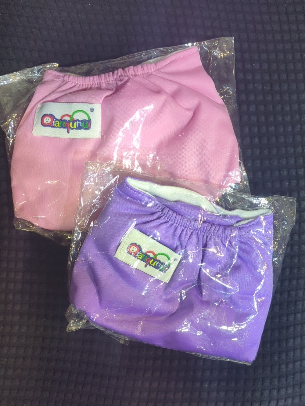 Unbranded Kids Waterproof Cloth Diaper Cover - Pink & Purple